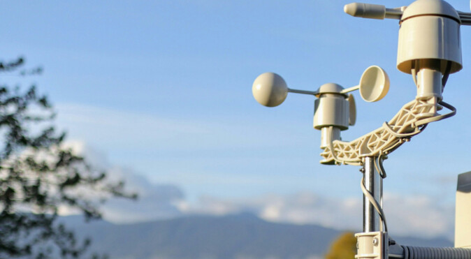 Air quality sensor – Environmental Monitoring Node in AllBIMclass Environmental IoT sensor for air quality used in the AllBIMclass BIM classification system
